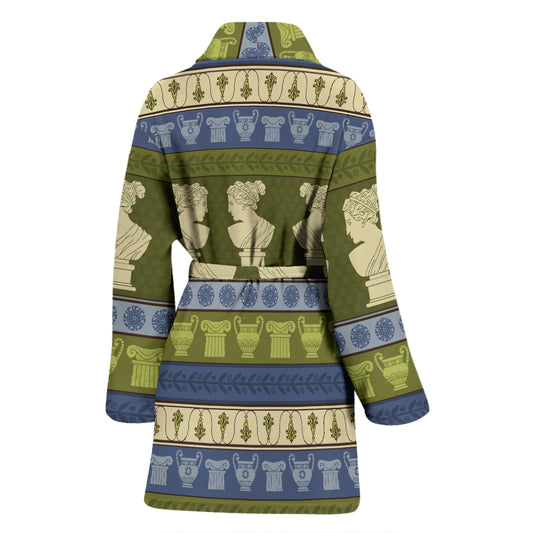 Ancient Greek Statue Print Design LKS301 Women Bathrobe