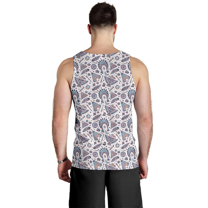 Eagles Native American Indian Symbol Men Tank Top