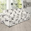 Mountain bike Pattern Print Design 01 Sofa Slipcover