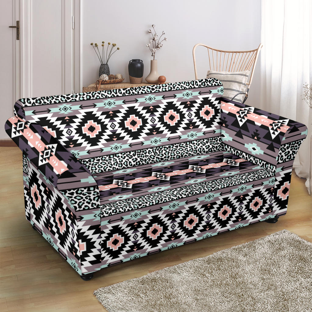 Safari Pattern Print Design LKS302 Loveseat Couch Slipcover