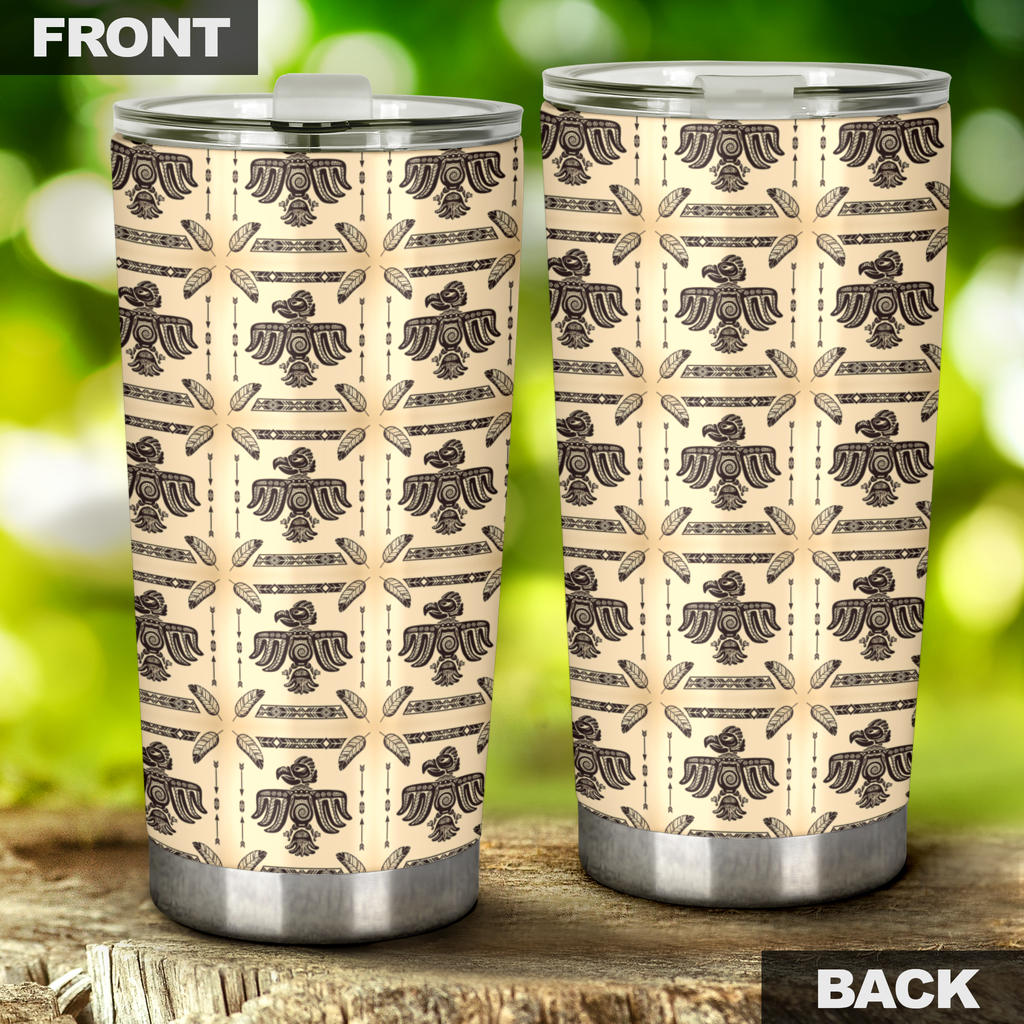 Native American Themed Design Print Tumbler