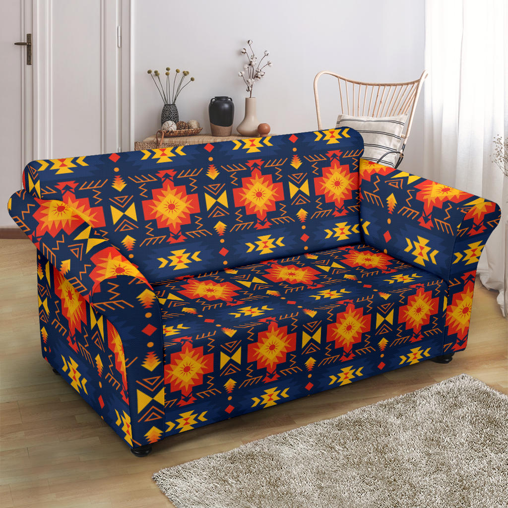 Southwest Pattern Print Design LKS307 Loveseat Couch Slipcover