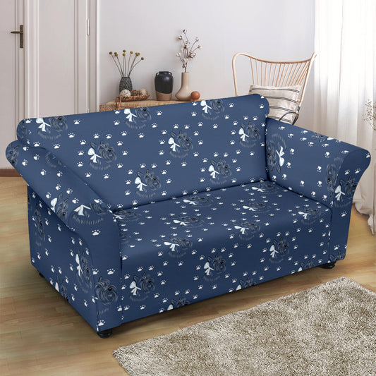 Scottish Terriers Print Design LKS307 Loveseat Couch Slipcover