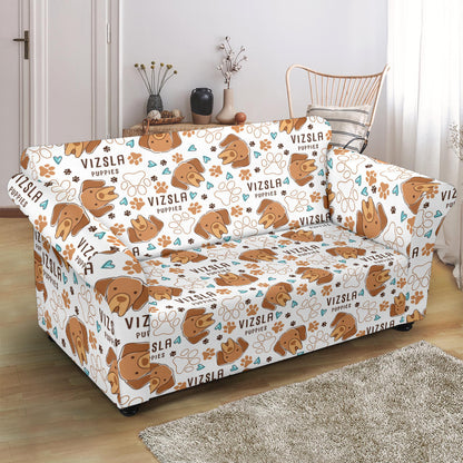 Vizslas Print Design LKS301 Loveseat Couch Slipcover