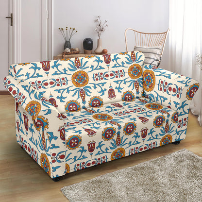 Suzani Print Design LKS301 Loveseat Couch Slipcover