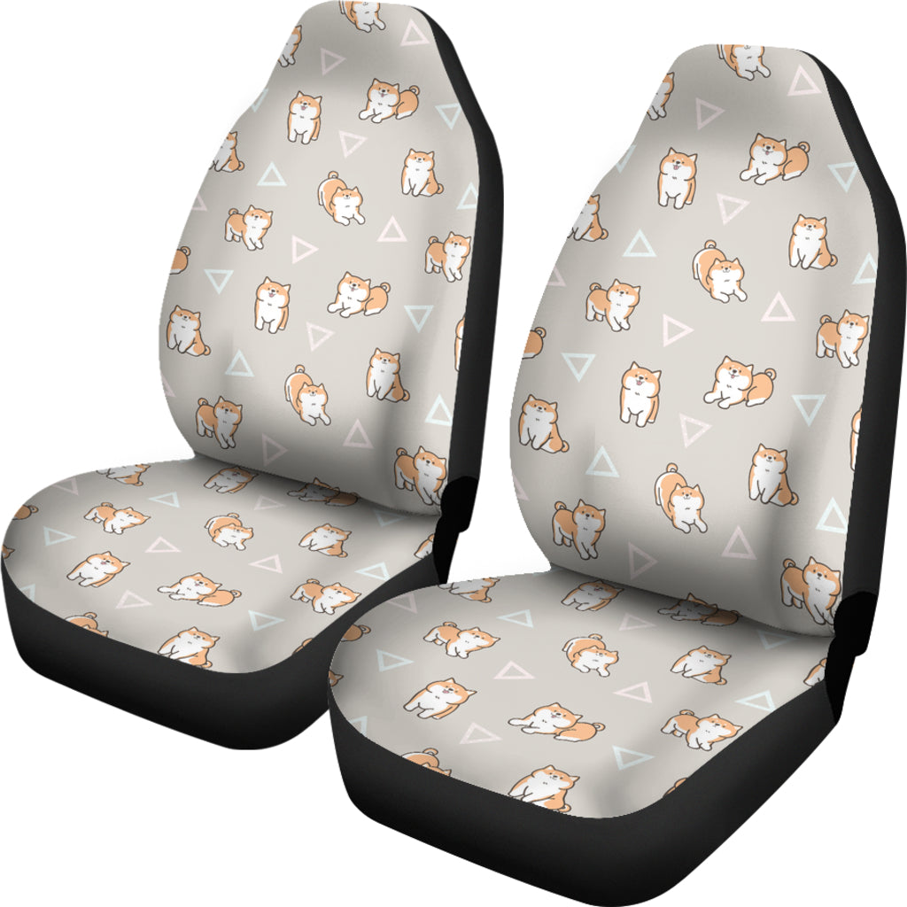 Shiba Inu Print Design LKS307 Car Seat Covers