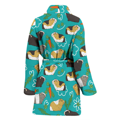 Guinea Pig Print Design LKS402 Women Bathrobe