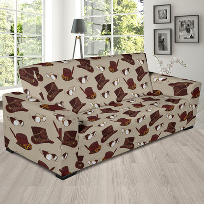 Steampunk Hat Print Design LKS301 Sofa Slipcover