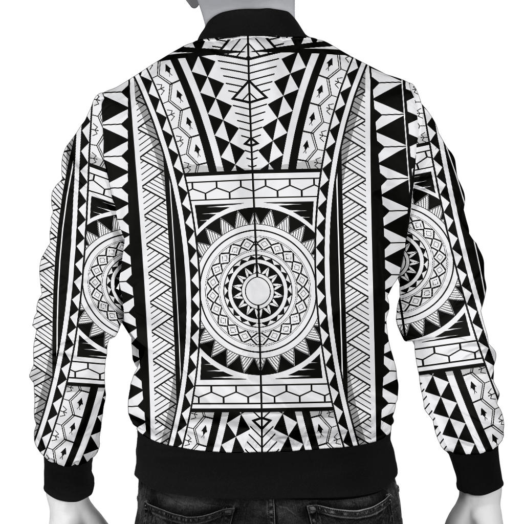 Polynesian Tattoo Design Men Bomber Jacket