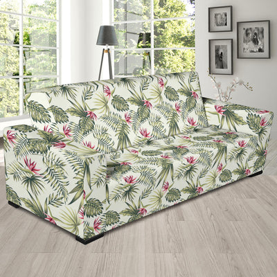 Bird Of Paradise Pattern Print Design 04 Sofa Slipcover