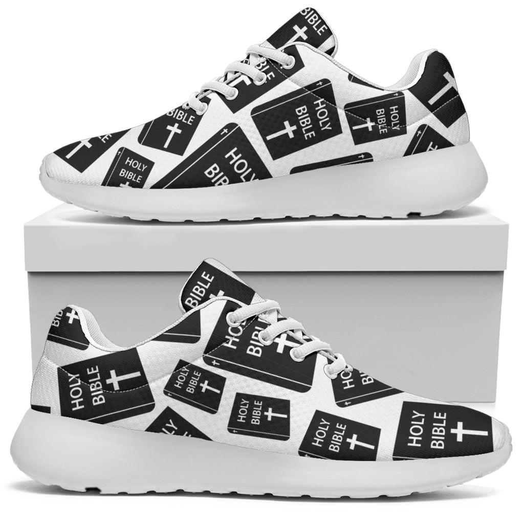 Christian Holy Bible Book Pattern Athletic Shoes