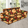 Pie Pattern Print Design A03 Sofa Slipcover