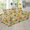 Guinea Pig Pattern Print Design 02 Sofa Slipcover