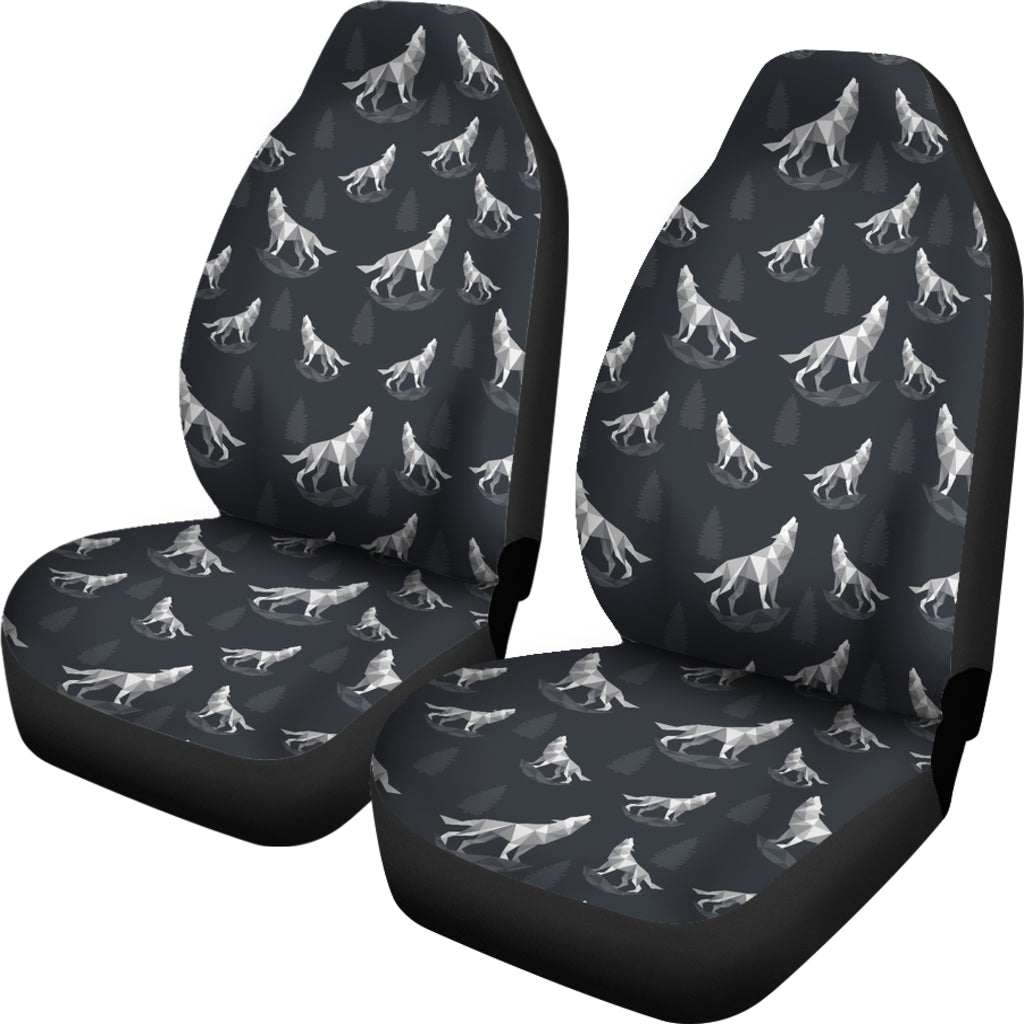 Wolf Print Design LKS303 Car Seat Covers