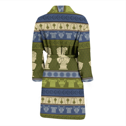 Ancient Greek Statue Print Design LKS301 Men Bathrobe
