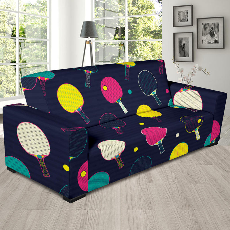 Ping Pong Pattern Print Design A04 Sofa Slipcover