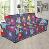 Chimpanzee Pattern Print Design 03 Sofa Slipcover