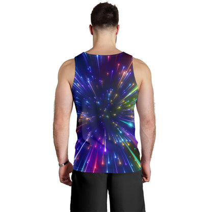 Celestial Rainbow Speed Light Men Tank Top