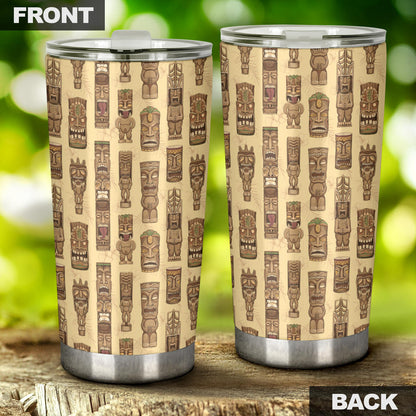 Totem Tiki Style Themed Design Tumbler