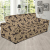 Cowboy Pattern Print Design 05 Sofa Slipcover