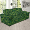 Christmas Tree Pattern Print Design 02 Sofa Slipcover