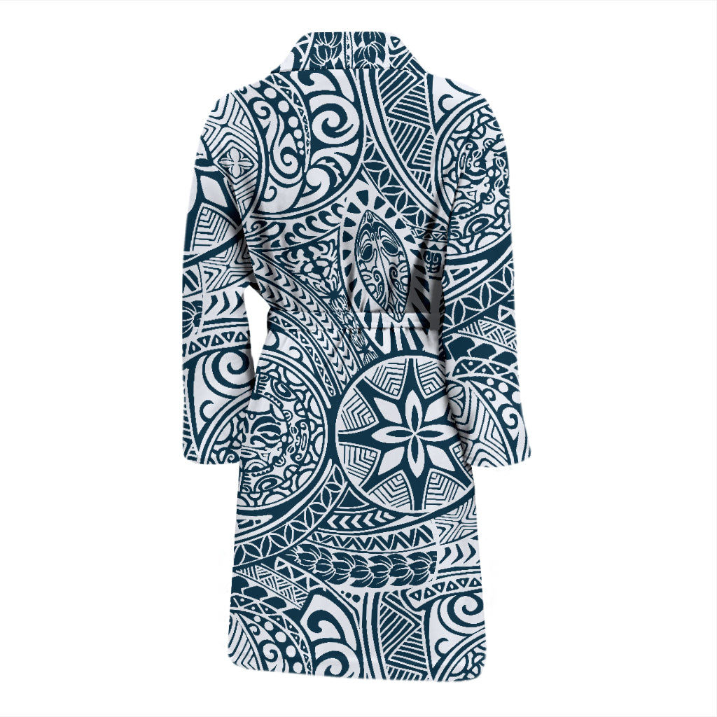Samoan Pattern Print Design LKS306 Men Bathrobe