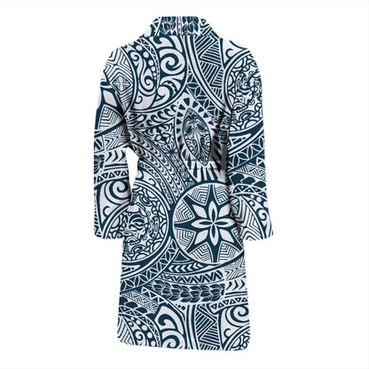 Samoan Pattern Print Design LKS306 Men Bathrobe