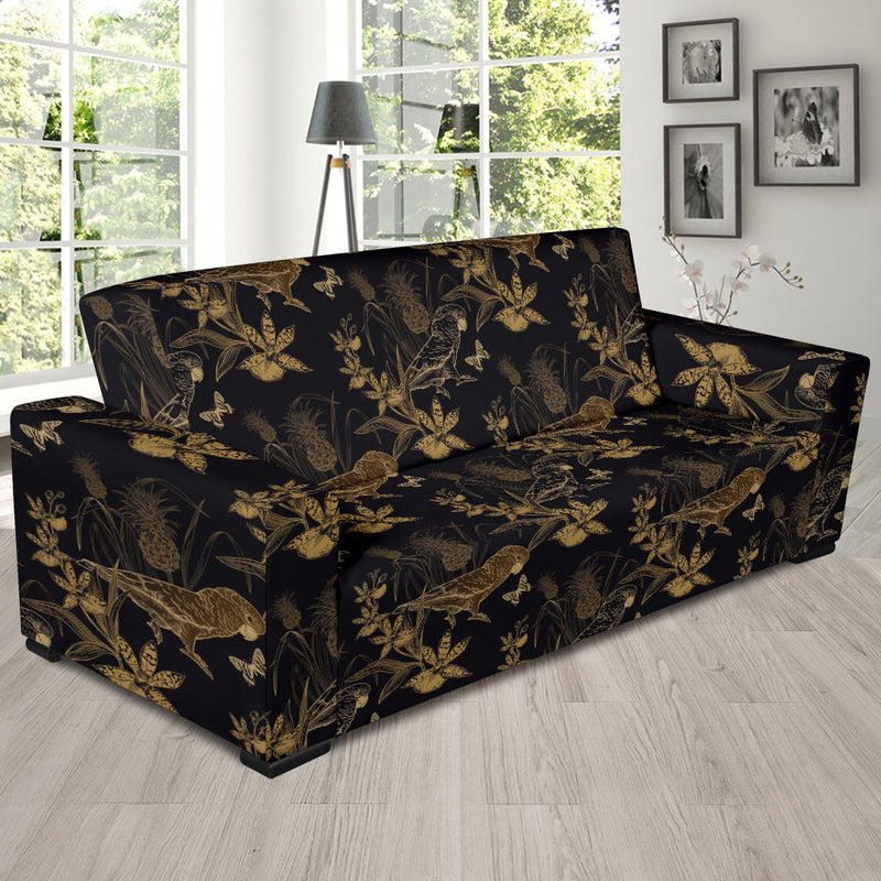 Parakeet Pattern Print Design A05 Sofa Slipcover