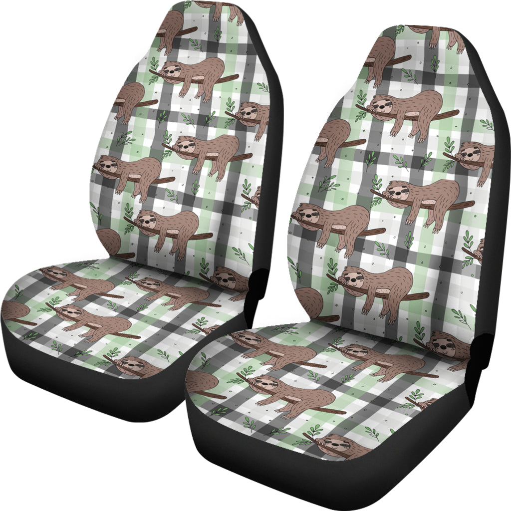 Sloth Print Design LKS301 Car Seat Covers