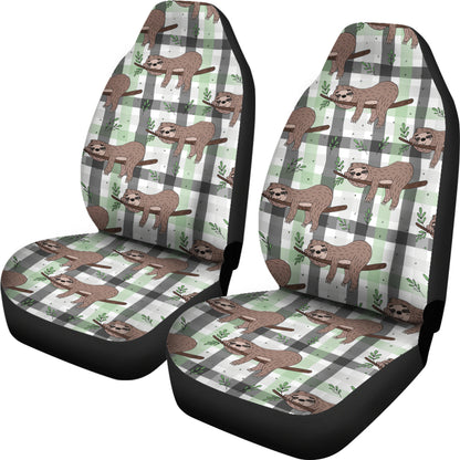Sloth Print Design LKS301 Car Seat Covers