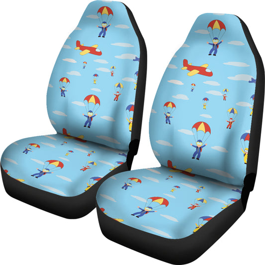 Skydiver Print Design LKS304 Car Seat Covers
