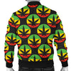 Rasta Reggae Color Design Men Bomber Jacket