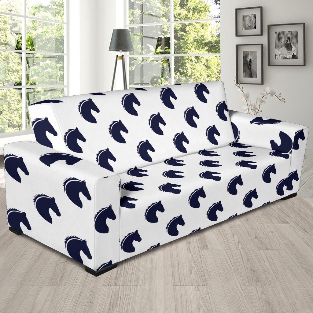 Horse Head Print Design LKS303 Sofa Slipcover