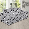 Boxers Pattern Print Design 01 Sofa Slipcover