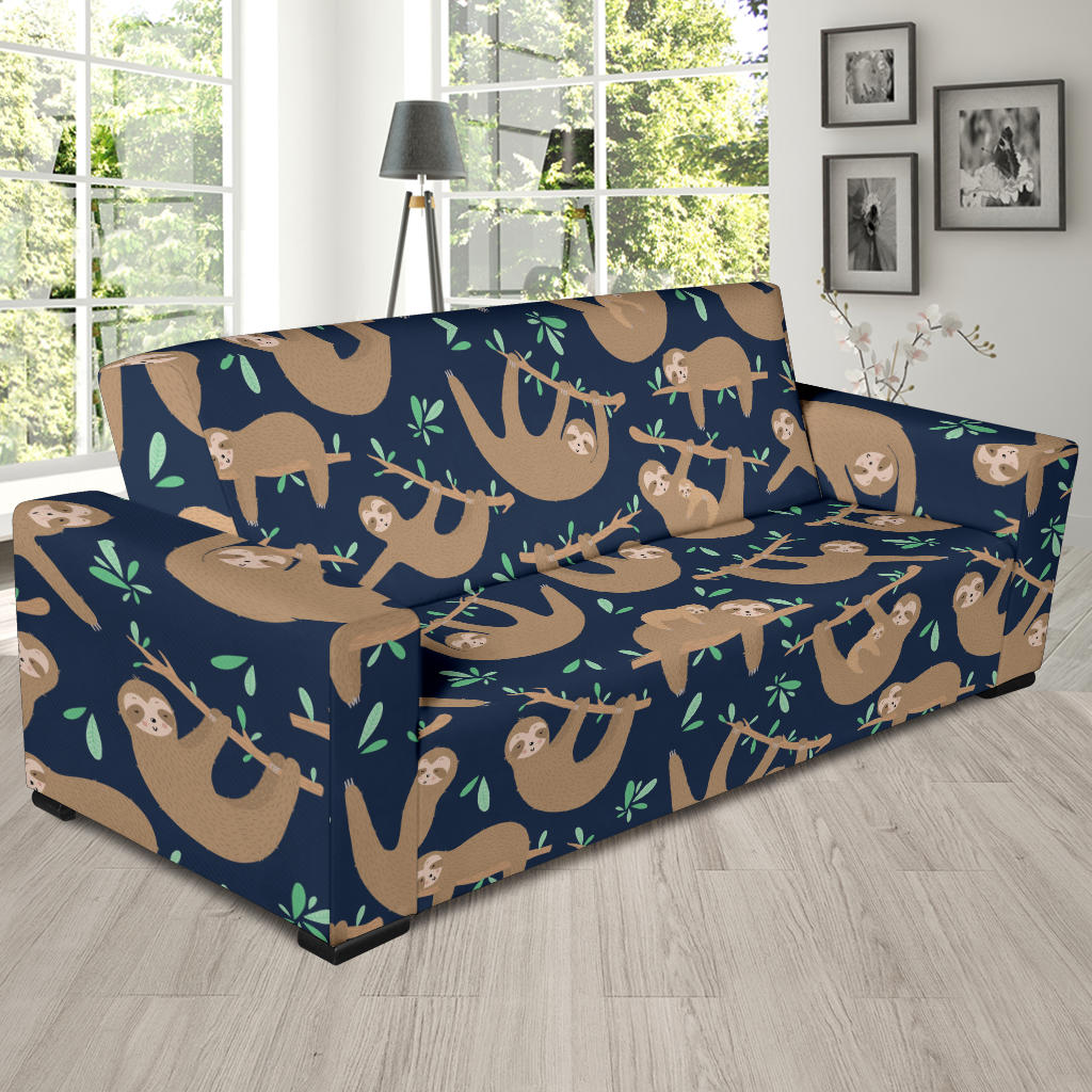 Sloth Print Design LKS307 Sofa Slipcover