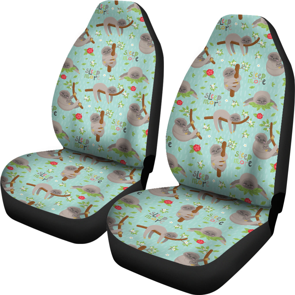 Sloth Print Design LKS305 Car Seat Covers