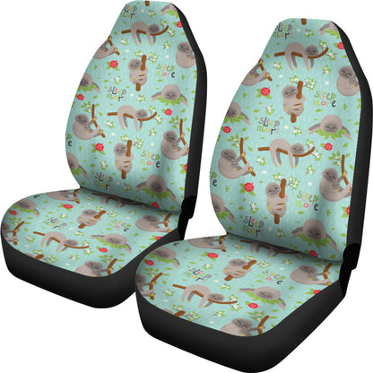 Sloth Print Design LKS305 Car Seat Covers