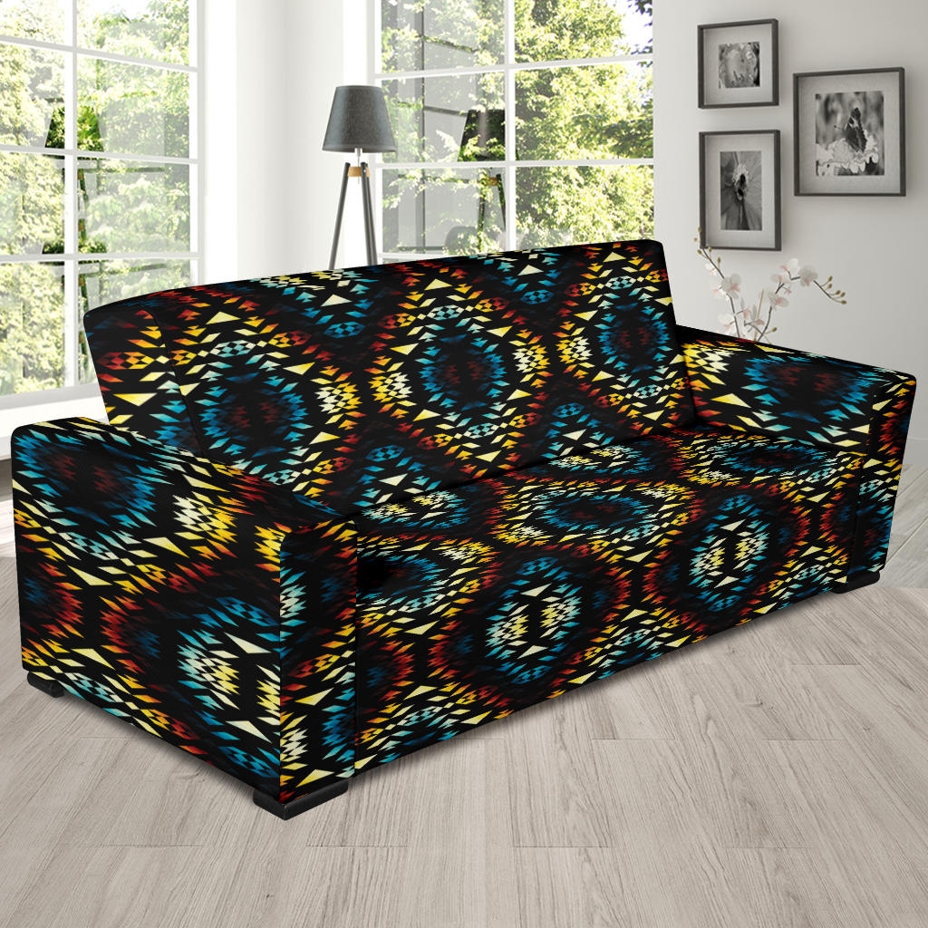 Tribal Pattern Print Design LKS309 Sofa Slipcover
