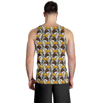 Eagles Head Pattern Men Tank Top