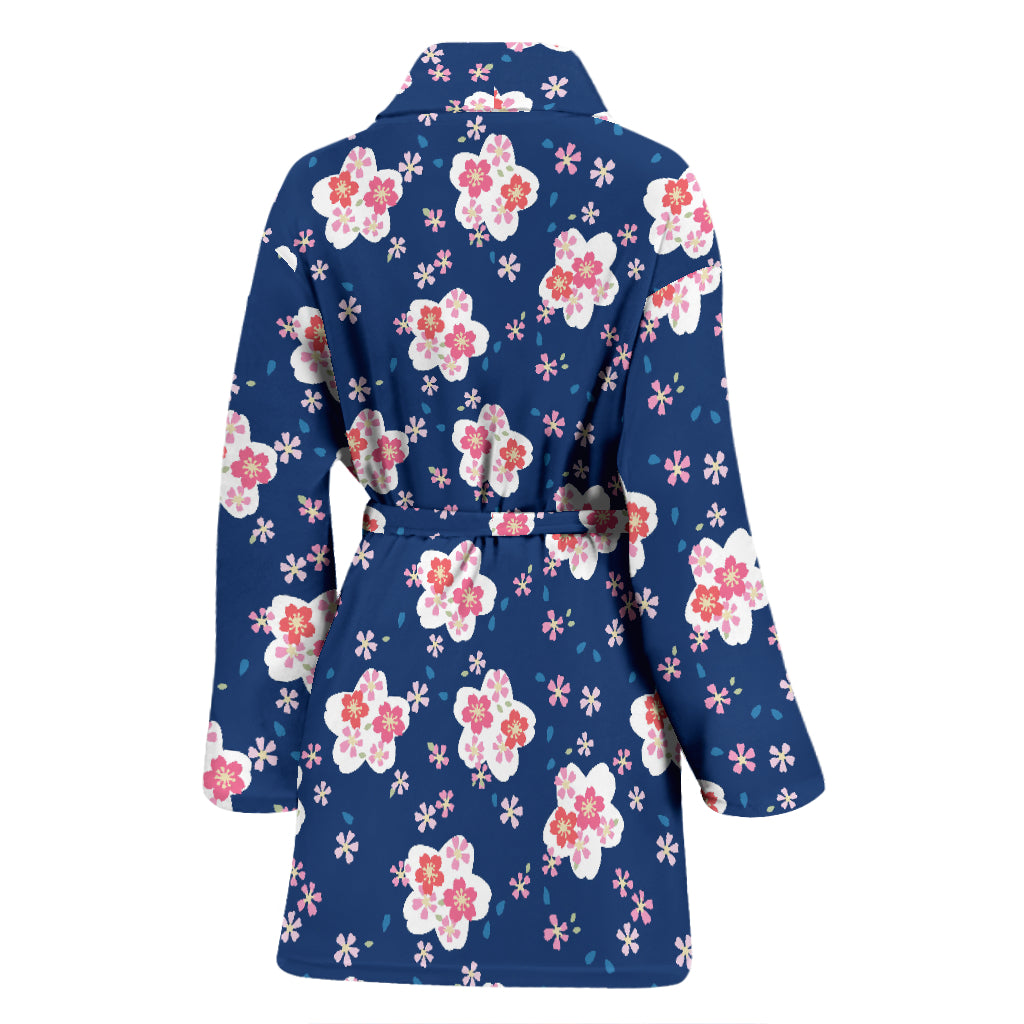 Sakura Print Design LKS306 Women Bathrobe