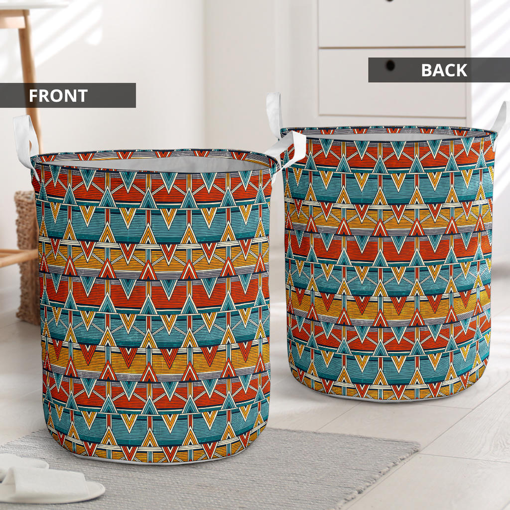 Kente Print African Design Themed Laundry Basket
