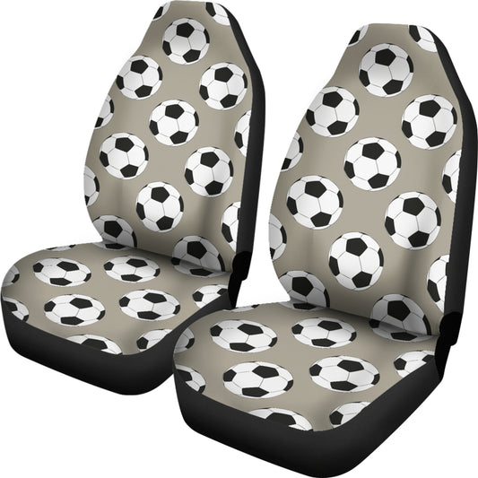 Soccer Ball Print Design LKS302 Car Seat Covers