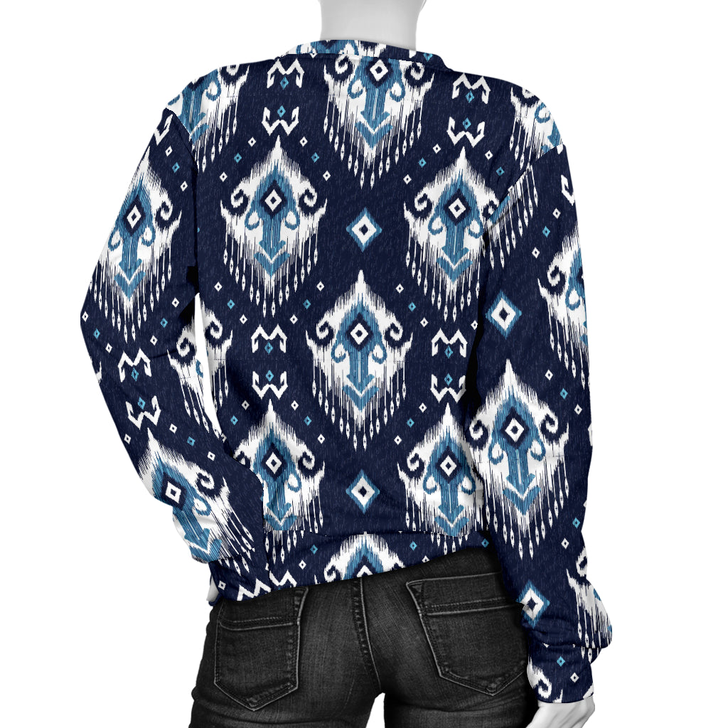 Ethnic Ornament Print Pattern Women Long Sleeve Sweatshirt