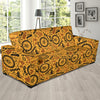 Mountain bike Pattern Print Design 03 Sofa Slipcover