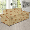 Boxers Pattern Print Design 02 Sofa Slipcover