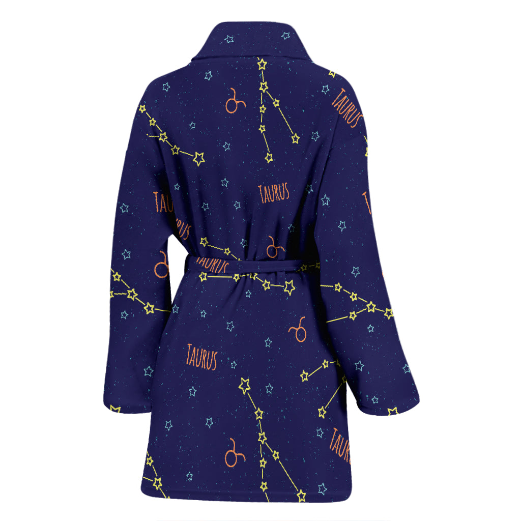 Taurus Print Design LKS301 Women Bathrobe