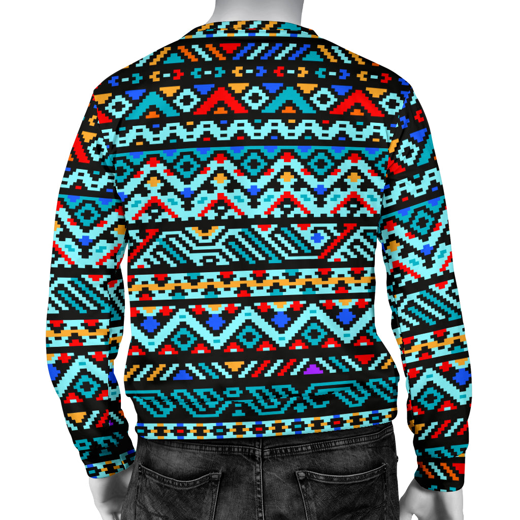 Southwestern Style Men Long Sleeve Sweatshirt