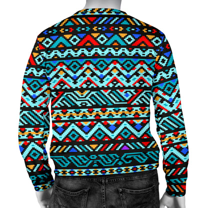 Southwestern Style Men Long Sleeve Sweatshirt
