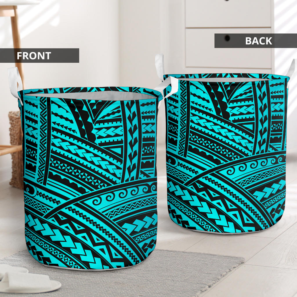 Polynesian Tribal Laundry Basket