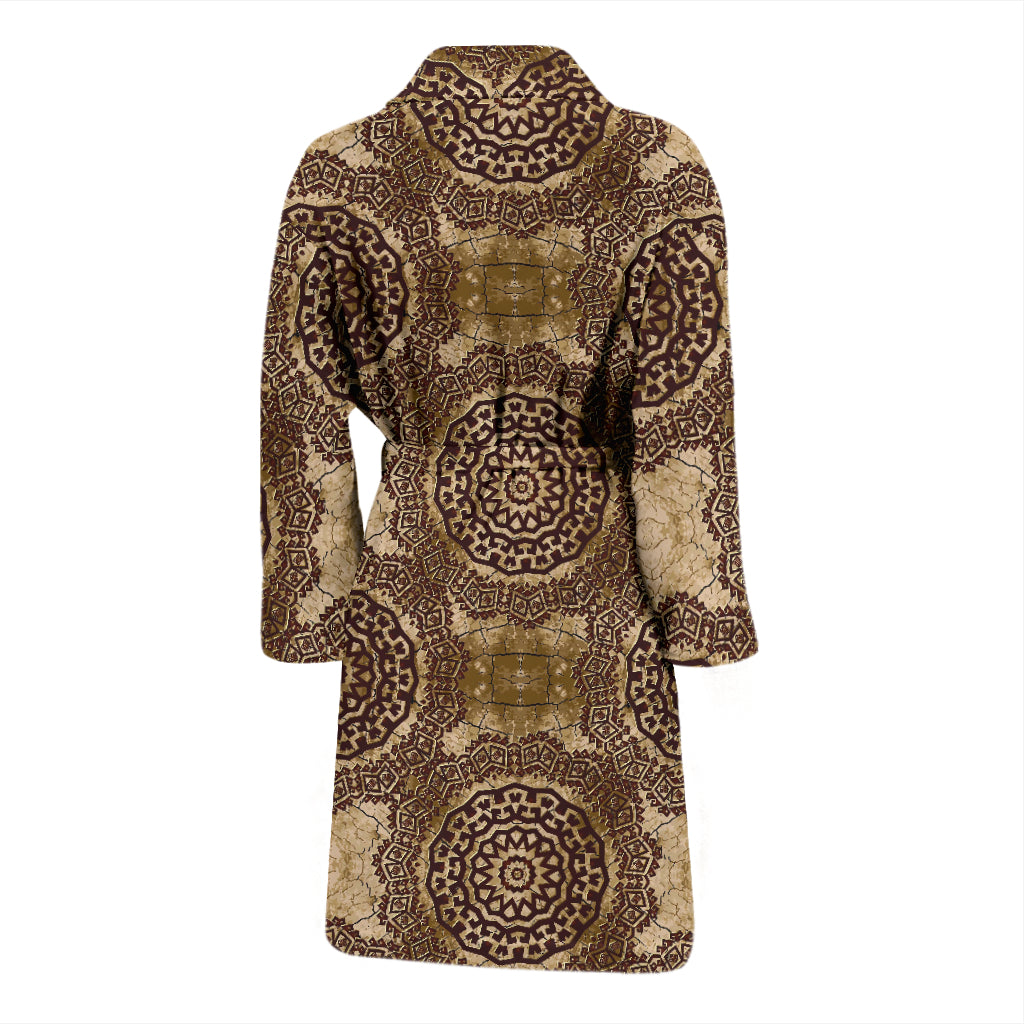 Ancient Greek Symbol Print Design LKS309 Men Bathrobe